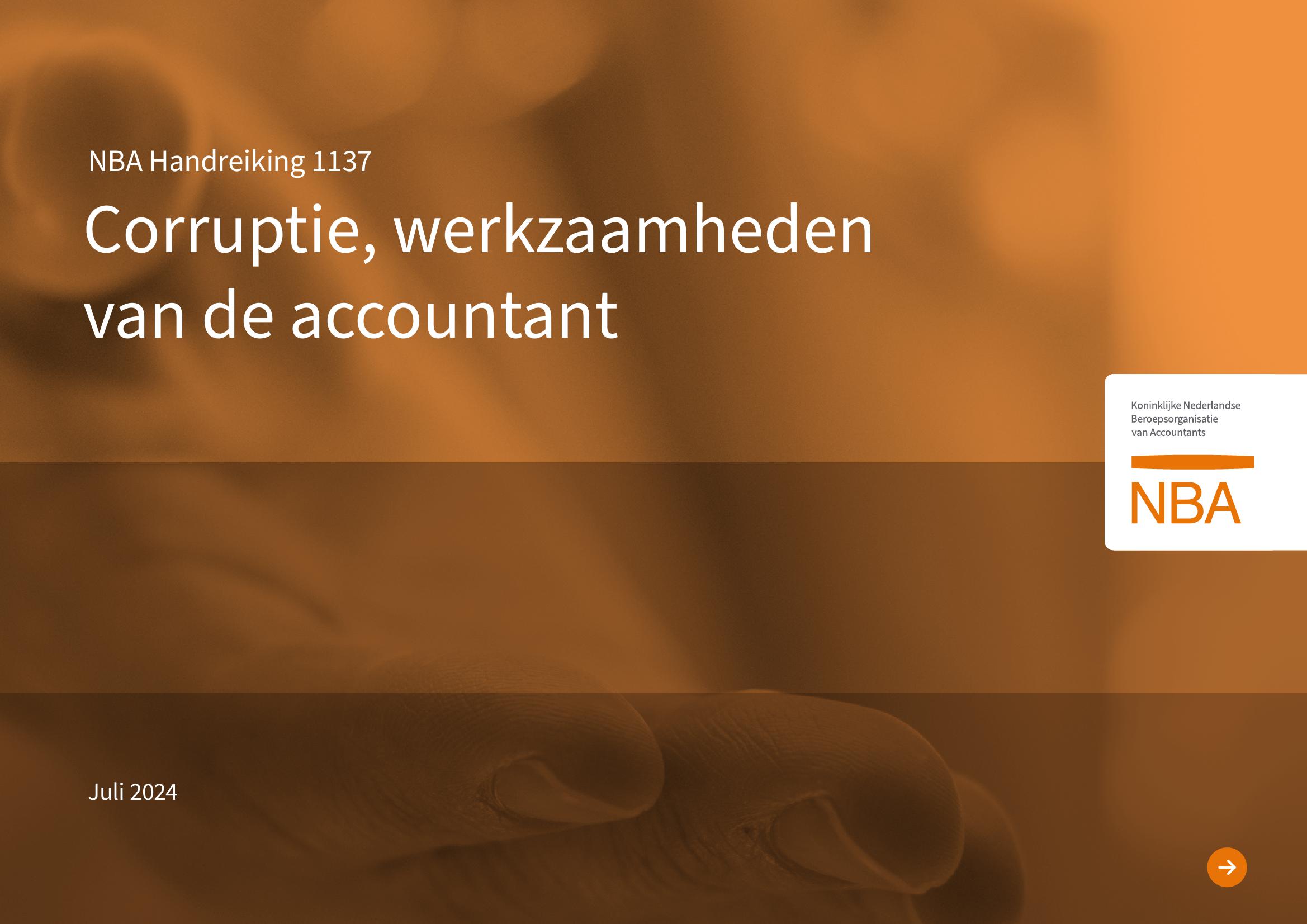 NBA-handreiking 1137: Corruptie: Werkzaamheden Van De Accountant